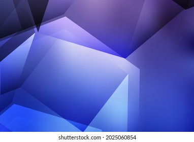 Light Purple vector gradient triangles texture. Shining polygonal illustration, which consist of triangles. Polygonal design for your web site.