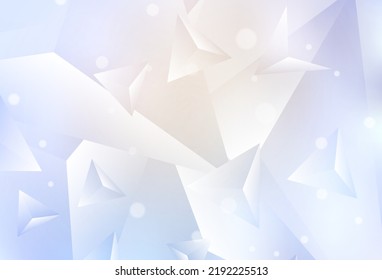 Light Purple vector gradient triangles pattern. Shining polygonal illustration, which consist of triangles. Brand new design for your business.