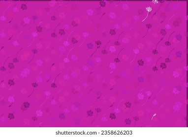 Light Purple vector hand painted texture. Pattern with gradient colorful leaves in natural style. Completely new design for your business.