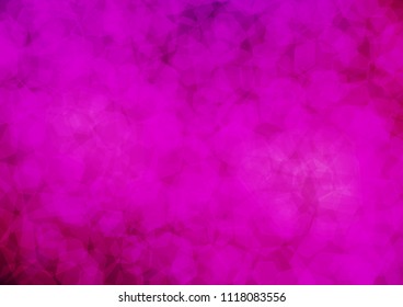 Light Purple vector hexagon mosaic pattern. An elegant bright illustration with gradient. The template can be used as a background for cell phones.