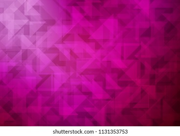 Light Purple vector hexagon mosaic cover. A sample with polygonal shapes. A completely new template for your business design.