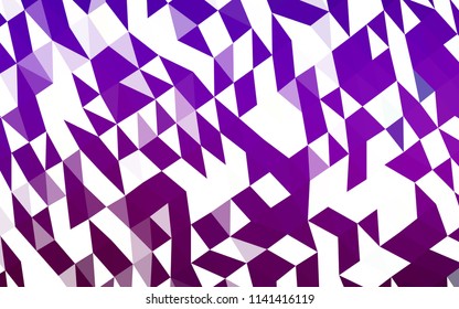 Light Purple vector hexagon mosaic texture. Shining colored illustration in a Brand new style. The template can be used as a background for cell phones.