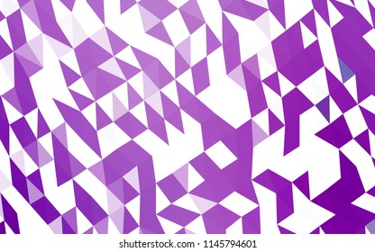 Light Purple vector hexagon mosaic cover. Colorful illustration in abstract style with gradient. The elegant pattern can be used as part of a brand book.