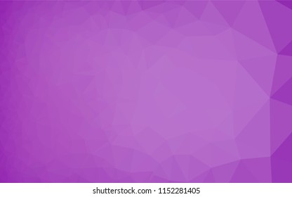 Light Purple vector hexagon mosaic cover. A completely new color illustration in a vague style. The template can be used as a background for cell phones.