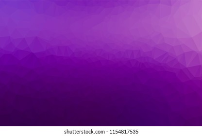 Light Purple vector hexagon mosaic template. A vague abstract illustration with gradient. The elegant pattern can be used as part of a brand book.