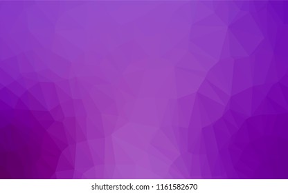 Light Purple vector hexagon mosaic cover. An elegant bright illustration with gradient. A completely new template for your business design.