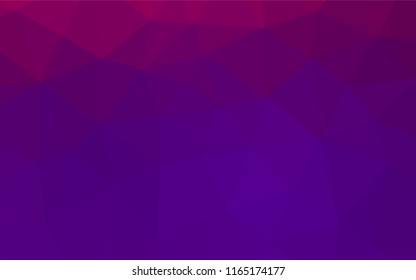 Light Purple vector hexagon mosaic texture. Colorful illustration in abstract style with gradient. A completely new design for your business.