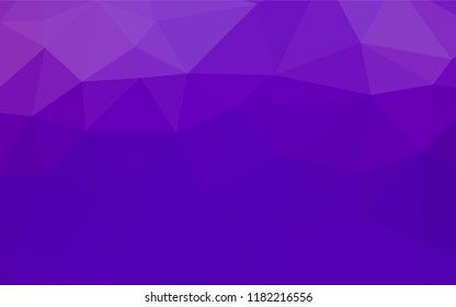 Light Purple vector hexagon mosaic texture. Shining colored illustration in a Brand new style. The completely new template can be used for your brand book.