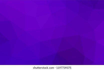 Light Purple vector hexagon mosaic cover. A completely new color illustration in a vague style. A completely new template for your business design.