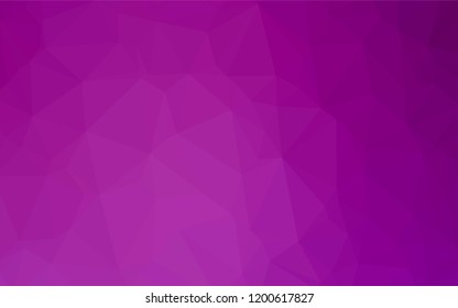 Light Purple vector hexagon mosaic texture. Glitter abstract illustration with an elegant design. A completely new design for your business.