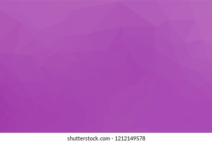 Light Purple vector hexagon mosaic texture. A sample with polygonal shapes. The elegant pattern can be used as part of a brand book.