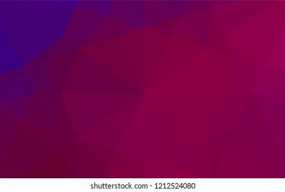 Light Purple vector hexagon mosaic texture. Brand new colored illustration in blurry style with gradient. A new texture for your design.