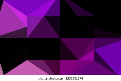 Light Purple vector hexagon mosaic texture. A vague abstract illustration with gradient. The template can be used as a background for cell phones.