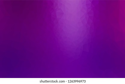 Light Purple vector hexagon mosaic cover. Colorful illustration in abstract style with gradient. The template can be used as a background for cell phones.