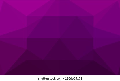 Light Purple vector hexagon mosaic cover. A completely new color illustration in a vague style. The completely new template can be used for your brand book.