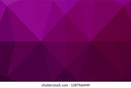 Light Purple vector hexagon mosaic cover. An elegant bright illustration with gradient. A completely new template for your business design.