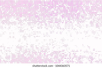 Light Purple vector illustration which consist of circles. Dotted gradient design for your business. Creative geometric background in halftone style with colored spots.