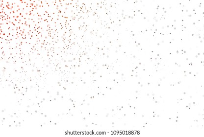 Light Purple vector illustration which consist of circles. Dotted gradient design for your business. Creative geometric background in halftone style with colored spots.