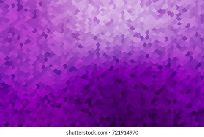Light Purple vector illustration which consist of circles. Dotted gradient design for your business. Creative geometric background in halftone style with colored spots.