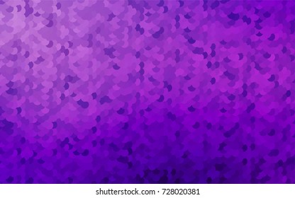 Light Purple vector illustration which consist of circles. Dotted gradient design for your business. Creative geometric background in halftone style with colored spots.