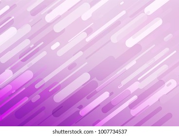 Light Purple vector indian curved template. A vague abstract illustration with doodles in Indian style. The textured pattern can be used for website.