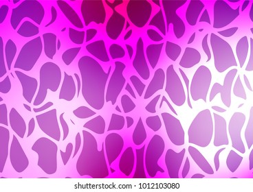 Light Purple vector indian curved texture. An elegant bright illustration with lines in Natural style. Hand painted design for web, wrapping, wallpaper.