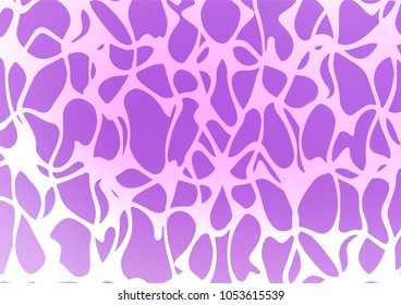 Light Purple vector indian curved background. A vague abstract illustration with doodles in Indian style. Hand painted design for web, wrapping, wallpaper.