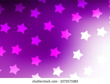 Light Purple vector indian curved pattern. Glitter abstract illustration with doodles and Zen tangles. The textured pattern can be used for website.