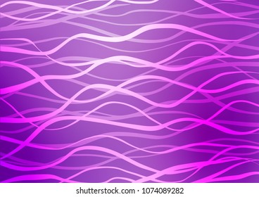 Light Purple vector indian curved background. A vague abstract illustration with doodles in Indian style. The template can be used as a background for cell phones.