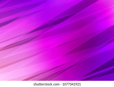Light Purple vector indian curved texture. Geometric doodle illustration in Origami style with gradient. The doodle design can be used for your web site.