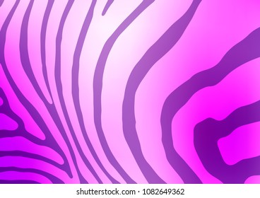 Light Purple vector indian curved template. Decorative shining illustration with doodles on abstract template. The elegant pattern can be used as a part of a brand book.