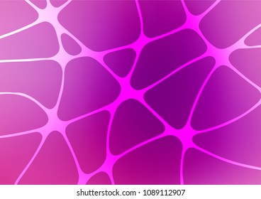 Light Purple vector indian curved template. A vague abstract illustration with doodles in Indian style. A completely new design for your business.