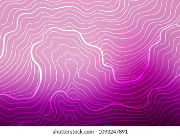 Light Purple vector indian curved background. Blurred decorative design in Indian style with Zen tangles. A completely new template for your business design.