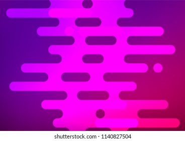 Light Purple vector indian curved texture. Blurred decorative design in Indian style with Zen tangles. Hand painted design for web, leaflet, textile.