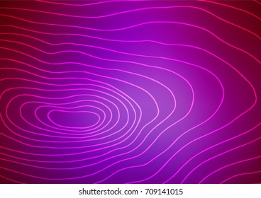 Light Purple vector indian curved template. Geometric doodle illustration in Origami style with gradient. The completely new template can be used for your brand book.