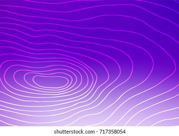Light Purple vector indian curved background. Modern geometrical abstract illustration with doodles. The textured pattern can be used for website.