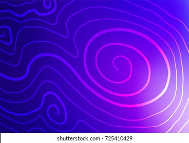 Light Purple vector indian curved background. Sketchy hand drawn doodles on blurred background. The textured pattern can be used for website.