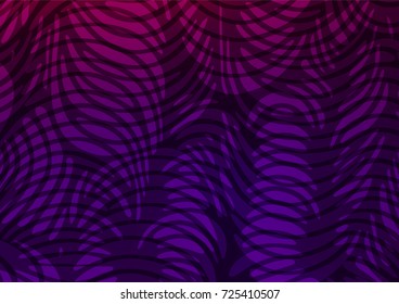 Light Purple vector indian curved texture. Sketchy hand drawn doodles on blurred background. The best blurred design for your business.