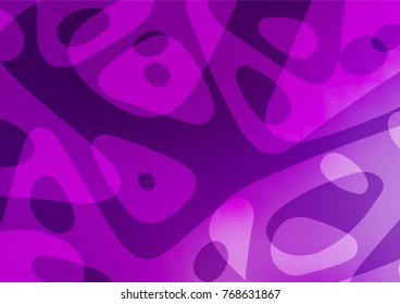 Light Purple vector indian curved template. A completely new color illustration in doodle style. Hand painted design for web, leaflet, textile.