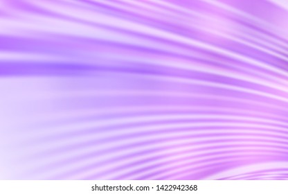 Light Purple vector layout with bent lines. Glitter abstract illustration with wry lines. Abstract design for your web site.