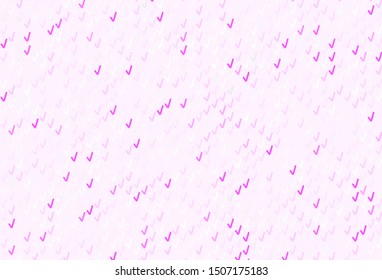 Light Purple vector layout with bent lines. A completely new colorful illustration in simple style. A new texture for your  ad, booklets, leaflets.