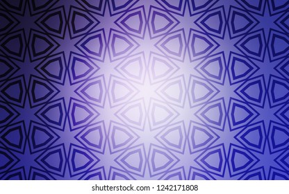Light Purple vector layout with bright stars. Blurred decorative design in simple style with stars. Best design for your ad, poster, banner.