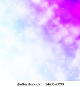 Light Purple vector layout with bright stars. Colorful illustration with abstract gradient stars. Design for your business promotion.