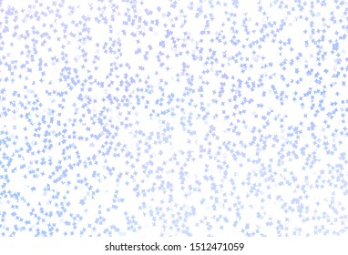 Light Purple vector layout with bright stars. Blurred decorative design in simple style with stars. Best design for your ad, poster, banner.