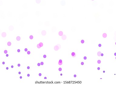 Light Purple vector layout with bright snowflakes. Colorful snowflakes with gradient on abstract background. Pattern for new year leaflets.