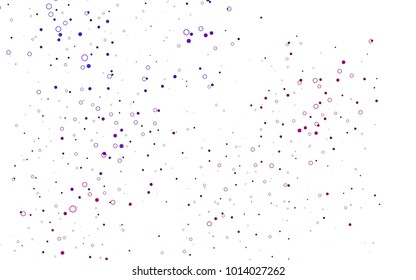 Light Purple vector  layout with circle shapes. Beautiful colored illustration with blurred circles in nature style. Beautiful design for your business natural advert.