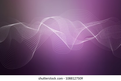 Light Purple vector layout with circle shapes. Blurred bubbles on abstract background with colorful gradient. The pattern can be used for beautiful websites.