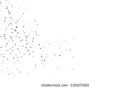 Light Purple vector  layout with circle shapes. Abstract illustration with colored bubbles in nature style. The pattern can be used for aqua ad, booklets.