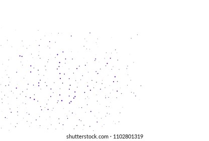 Light Purple vector  layout with circle shapes. Abstract illustration with colored bubbles in nature style. Beautiful design for your business natural advert.