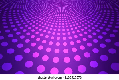 Light Purple vector layout with circle shapes. Glitter abstract illustration with blurred drops of rain. Beautiful design for your business advert.